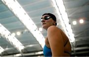 8 July 2024; Victoria Catterson during Team Ireland Paris 2024 Aquatics team training at the National Aquatic Centre on the Sport Ireland Campus in Dublin. Photo by David Fitzgerald/Sportsfile