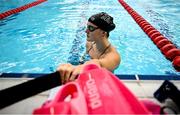 8 July 2024; Victoria Catterson during Team Ireland Paris 2024 Aquatics team training at the National Aquatic Centre on the Sport Ireland Campus in Dublin. Photo by David Fitzgerald/Sportsfile