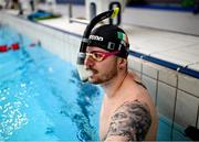 8 July 2024; Tom Fannon during Team Ireland Paris 2024 Aquatics team training at the National Aquatic Centre on the Sport Ireland Campus in Dublin. Photo by David Fitzgerald/Sportsfile