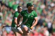7 July 2024; Sean Finn of Limerick during the GAA Hurling All-Ireland Senior Championship semi-final match between Limerick and Cork at Croke Park in Dublin. Photo by Stephen McCarthy/Sportsfile