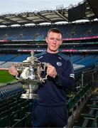 9 July 2024; Laois manager Justin McNulty during a Tailteann Cup media day at Croke Park in Dublin. Photo by Harry Murphy/Sportsfile
