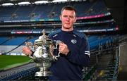 9 July 2024; Laois manager Justin McNulty during a Tailteann Cup media day at Croke Park in Dublin. Photo by Harry Murphy/Sportsfile
