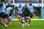 9 July 2024; Bongi Mbonambi during a South Africa rugby squad training session at Kings Park in Durban, South Africa. Photo by Brendan Moran/Sportsfile