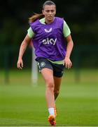 9 July 2024; Abbie Larkin during a Republic of Ireland women's training session at the FAI National Training Centre in Abbotstown, Dublin. Photo by Stephen McCarthy/Sportsfile