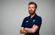 8 July 2024; Tim O'Hagan during the Team Ireland Paris 2024 team announcement for Equestrian at The Crowne Plaza Hotel in Blanchardstown, Dublin. Photo by Ramsey Cardy/Sportsfile