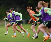 9 July 2024; Abbie Larkin during a Republic of Ireland women's training session at the FAI National Training Centre in Abbotstown, Dublin. Photo by Stephen McCarthy/Sportsfile