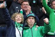 9 July 2024; Shamrock Rovers supporters after the UEFA Champions League First Qualifying Round First Leg match between Vikingur Reykjavik and Shamrock Rovers at Víkingsvöllur in Reykjavik, Iceland. Photo by Haflidi Breidfjord/Sportsfile
