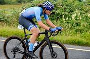 9 July 2024; Alejandro Che of Hot Tubes team during stage one of the 2024 Junior Tour of Ireland at the Maghera stage in Clare. Photo by Stephen McMahon/Sportsfile