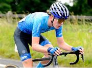 9 July 2024; David Lapierre of Hot Tubes team during stage one of the 2024 Junior Tour of Ireland at the Maghera stage in Clare. Photo by Stephen McMahon/Sportsfile