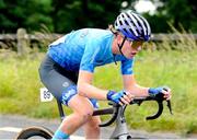 9 July 2024; David Lapierre of Hot Tubes team during stage one of the 2024 Junior Tour of Ireland at the Maghera stage in Clare. Photo by Stephen McMahon/Sportsfile