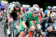9 July 2024; Max Fitzgerald of Cycling Ireland team during stage one of the 2024 Junior Tour of Ireland at the Maghera stage in Clare. Photo by Stephen McMahon/Sportsfile