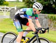 9 July 2024; William Pollard of Lee Valley Youth CC team during stage one of the 2024 Junior Tour of Ireland at the Maghera stage in Clare. Photo by Stephen McMahon/Sportsfile
