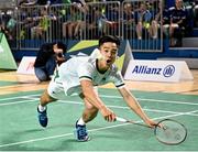 10 July 2024; Nhat Nguyen during the Team Ireland Paris 2024 team training for Badminton at the National Indoor Arena on the Sport Ireland Campus in Dublin. Photo by David Fitzgerald/Sportsfile