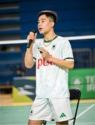 10 July 2024; Nhat Nguyen during the Team Ireland Paris 2024 team training for Badminton at the National Indoor Arena on the Sport Ireland Campus in Dublin. Photo by David Fitzgerald/Sportsfile