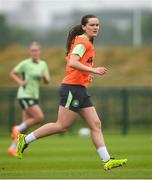 10 July 2024; Tyler Toland during a Republic of Ireland women's training session at the FAI National Training Centre in Abbotstown, Dublin. Photo by David Fitzgerald/Sportsfile