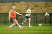 10 July 2024; Louise Quinn during a Republic of Ireland women's training session at the FAI National Training Centre in Abbotstown, Dublin. Photo by David Fitzgerald/Sportsfile