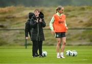 10 July 2024; Head coach Eileen Gleeson during a Republic of Ireland women's training session at the FAI National Training Centre in Abbotstown, Dublin. Photo by David Fitzgerald/Sportsfile