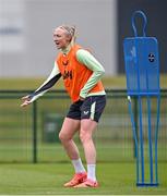10 July 2024; Louise Quinn during a Republic of Ireland women's training session at the FAI National Training Centre in Abbotstown, Dublin. Photo by David Fitzgerald/Sportsfile