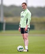 10 July 2024; Aoife Mannion during a Republic of Ireland women's training session at the FAI National Training Centre in Abbotstown, Dublin. Photo by David Fitzgerald/Sportsfile