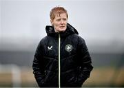 10 July 2024; Head coach Eileen Gleeson during a Republic of Ireland women's training session at the FAI National Training Centre in Abbotstown, Dublin. Photo by David Fitzgerald/Sportsfile