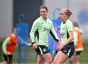 10 July 2024; Denise O'Sullivan during a Republic of Ireland women's training session at the FAI National Training Centre in Abbotstown, Dublin. Photo by David Fitzgerald/Sportsfile