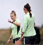 10 July 2024; Ruesha Littlejohn during a Republic of Ireland women's training session at the FAI National Training Centre in Abbotstown, Dublin. Photo by David Fitzgerald/Sportsfile