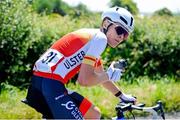 10 July 2024; Cameron Henry of Cycling Ulster team during stage two of the 2024 Junior Tour of Ireland at the West Clare stage in Clare. Photo by Stephen McMahon/Sportsfile