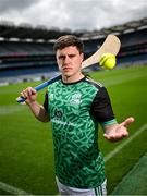 11 July 2024; Offaly hurler Cillian Kiely pictured during the Poc Fada launch at Croke Park in Dublin. Photo by David Fitzgerald/Sportsfile