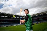 11 July 2024; Offaly hurler Cillian Kiely pictured during the Poc Fada launch at Croke Park in Dublin. Photo by David Fitzgerald/Sportsfile