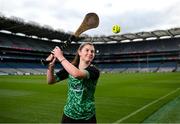 11 July 2024; Cork camogie player Anna Kearney pictured during the Poc Fada launch at Croke Park in Dublin. Photo by David Fitzgerald/Sportsfile