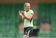 11 July 2024; Diane Caldwell during a Republic of Ireland women's training session at Carrow Road in Norwich, England. Photo by Stephen McCarthy/Sportsfile