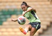 11 July 2024; Jess Ziu during a Republic of Ireland women's training session at Carrow Road in Norwich, England. Photo by Stephen McCarthy/Sportsfile