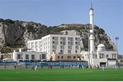 11 July 2024; A general view during the UEFA Champions League First Qualifying Round First Leg match between FCB Magpies and Derry City at Europa Point Stadium in Gibraltar. Photo by Marcos Moreno/Sportsfile