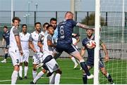 11 July 2024; Mark Connolly of Derry City in action during the UEFA Champions League First Qualifying Round First Leg match between FCB Magpies and Derry City at Europa Point Stadium in Gibraltar. Photo by Marcos Moreno/Sportsfile