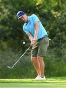 11 July 2024; Former Dublin footballer Jason Sherlock pitches onto the 6th green during the All Ireland preview and golf day event in aid of the Friends of the Coombe Fundraiser at the K Club in Kildare. Photo by Matt Browne/Sportsfile