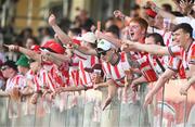 11 July 2024; Derry City supporters during the UEFA Champions League First Qualifying Round First Leg match between FCB Magpies and Derry City at Europa Point Stadium in Gibraltar. Photo by Marcos Moreno/Sportsfile