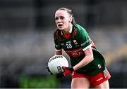 7 July 2024; Lucy Wallace of Mayo during the TG4 All-Ireland Ladies Football Senior Championship quarter-final match between Armagh and Mayo at the BOX-IT Athletic Grounds in Armagh. Photo by Piaras Ó Mídheach/Sportsfile