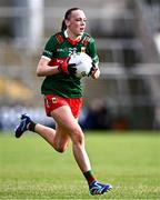 7 July 2024; Lucy Wallace of Mayo during the TG4 All-Ireland Ladies Football Senior Championship quarter-final match between Armagh and Mayo at the BOX-IT Athletic Grounds in Armagh. Photo by Piaras Ó Mídheach/Sportsfile