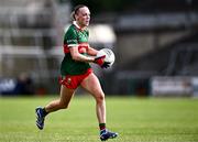 7 July 2024; Lucy Wallace of Mayo during the TG4 All-Ireland Ladies Football Senior Championship quarter-final match between Armagh and Mayo at the BOX-IT Athletic Grounds in Armagh. Photo by Piaras Ó Mídheach/Sportsfile