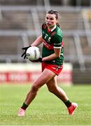 7 July 2024; Aoife Geraghty of Mayo during the TG4 All-Ireland Ladies Football Senior Championship quarter-final match between Armagh and Mayo at the BOX-IT Athletic Grounds in Armagh. Photo by Piaras Ó Mídheach/Sportsfile