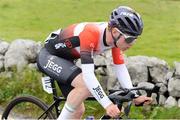 12 July 2024; Willem O’Connor of Skoda Munster team during stage four of the 2024 Junior Tour of Ireland at the Cliffs of Moher stage in Clare. Photo by Stephen McMahon/Sportsfile