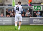 12 July 2024; Stephen Mallon of Sligo Rovers leaves the pitch after being shown a red card during the SSE Airtricity Men's Premier Division match between Bohemians and Sligo Rovers at Dalymount Park in Dublin. Photo by Seb Daly/Sportsfile