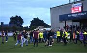 12 July 2024; Scenes at full-time as Dundalk and Drogheda United supporters fight after the SSE Airtricity Men's Premier Division match between Dundalk and Drogheda United at Oriel Park in Dundalk, Louth. Photo by Ben McShane/Sportsfile