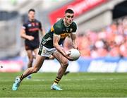 13 July 2024; Seán O'Shea of Kerry during the GAA Football All-Ireland Senior Championship semi-final match between Armagh and Kerry at Croke Park in Dublin. Photo by Piaras Ó Mídheach/Sportsfile