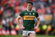 13 July 2024; Paudie Clifford of Kerry after his side's defeat in the GAA Football All-Ireland Senior Championship semi-final match between Armagh and Kerry at Croke Park in Dublin. Photo by Seb Daly/Sportsfile