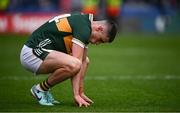 13 July 2024; Sean O'Shea of Kerry after his side's defeat in the GAA Football All-Ireland Senior Championship semi-final match between Armagh and Kerry at Croke Park in Dublin. Photo by Seb Daly/Sportsfile
