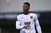 12 July 2024; Mayowa Animasahun of Dundalk during the SSE Airtricity Men's Premier Division match between Dundalk and Drogheda United at Oriel Park in Dundalk, Louth. Photo by Ben McShane/Sportsfile