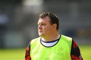 14 July 2024; Paul Hanlon manager of Louth during the TG4 All-Ireland Junior Championship semi-final match between Carlow and Louth at Parnell Park in Dublin. Photo by Matt Browne/Sportsfile