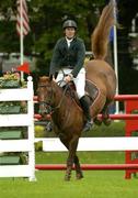 4 August 2004; Ireland's Clement McMahon on Glevin Clover during the Irish Sports Council Classic. Dublin Horse Show, Main Arena, RDS, Dublin. Picture credit; Brendan Moran / SPORTSFILE