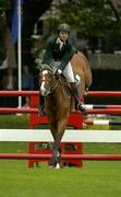4 August 2004; Ireland's Cian O'Connor on Irish Independent Annabella during the Irish Sports Council Classic. Dublin Horse Show, Main Arena, RDS, Dublin. Picture credit; Brendan Moran / SPORTSFILE